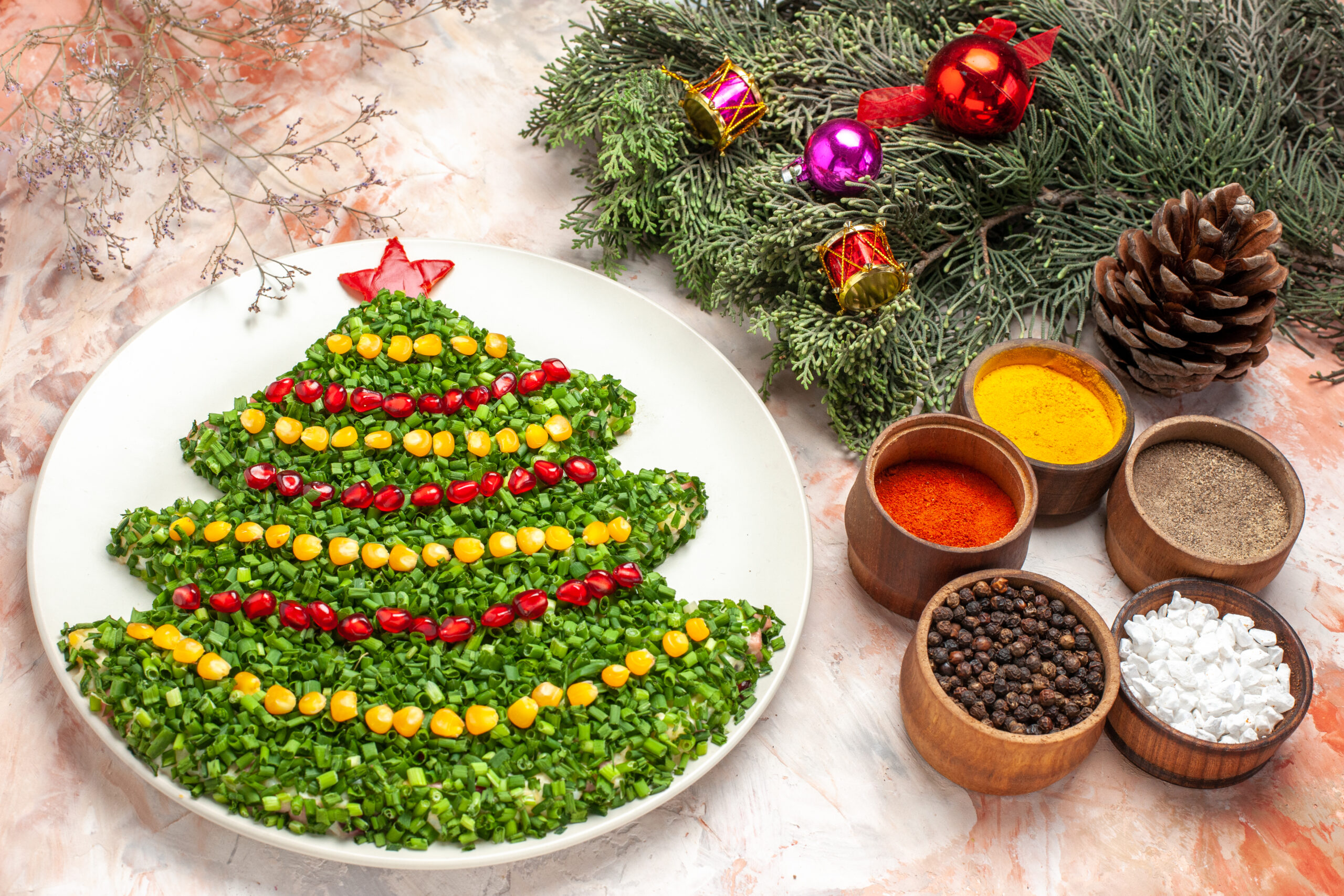 Mixed herbs seasoning for Christmas dishes