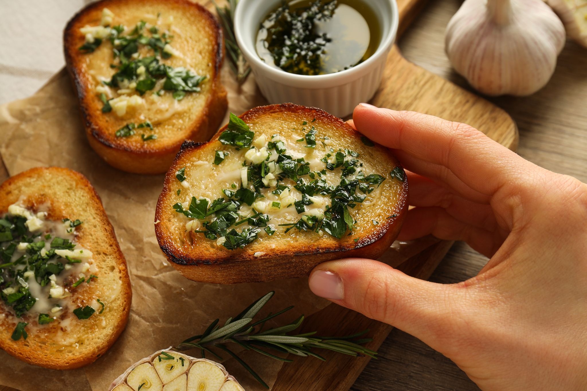 Healthy Garlic Bread Options